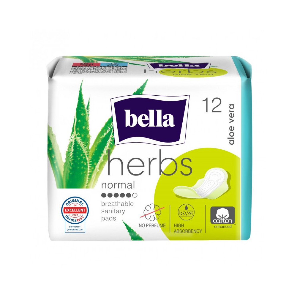 Podpaski higieniczne Bella Herbs z aloesem