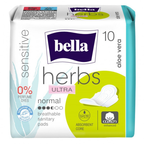Podpaski Bella Herbs Ultra Normal z aloesem