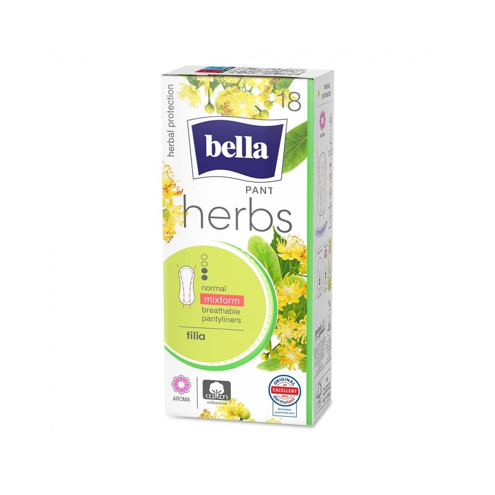 Wkładki higieniczne Bella Herbs z kwiatem lipy