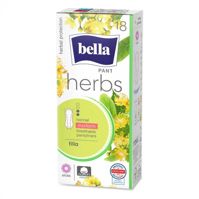 Wkładki higieniczne Bella Herbs z kwiatem lipy
